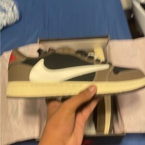 Scott Brown and Black Sneakers